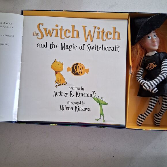 The Switch Witch and the Magic of Switchcraft Book and Doll Audrey Kinsman - Picture 4 of 4